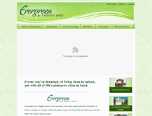 Tablet Screenshot of evergreenattrinity.com